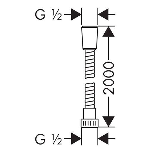 მოქნილი მილი საშხაპესთვის